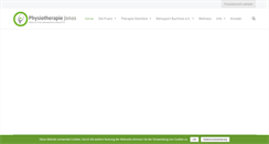 Desktop Screenshot of physiotherapie-jonas.de